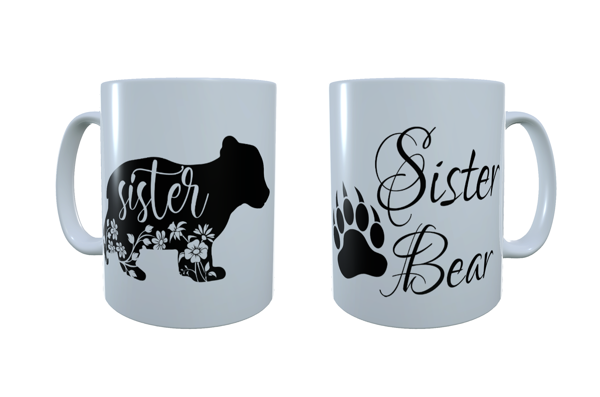 Sister Bear Ceramic Mug, Children's Mug, Sister Bear Mug - Click Image to Close